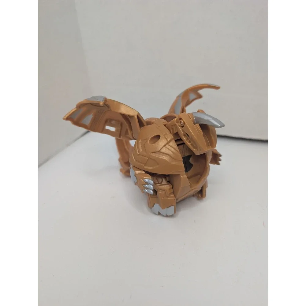 Bakugan Battle Brawlers Brown Gold Dragon Bakugan Ball Figure Spin Master Tested